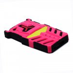 Wholesale iPhone 4 4S 3D Transformer Hybrid Case (Pink-Black)